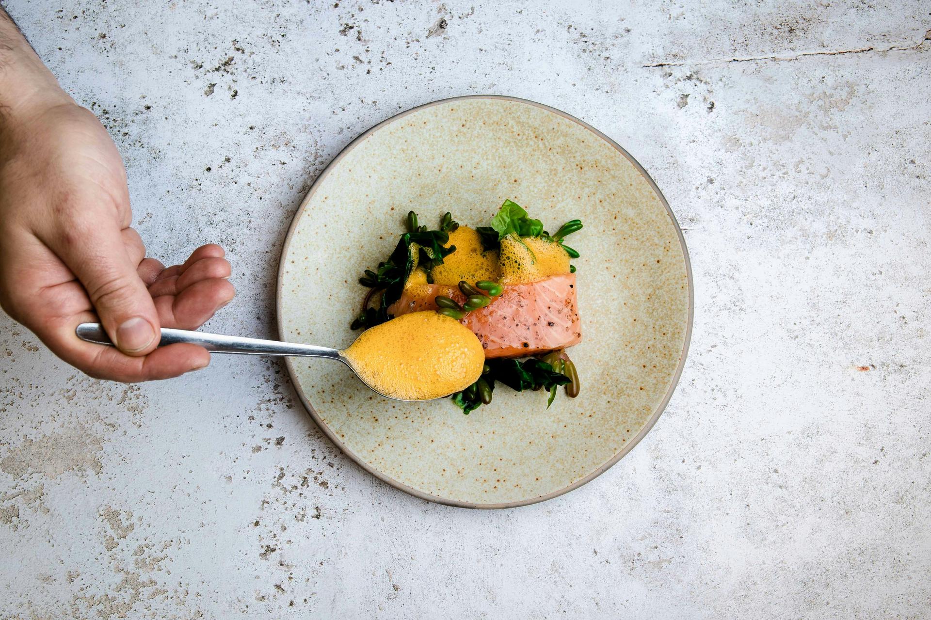 A sofisticated salmon dish